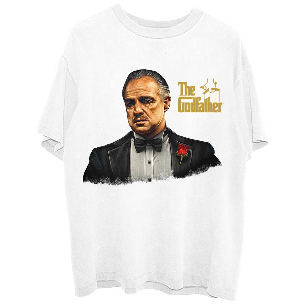 The Godfather - Don Sketch T-shirt Homme - Blanc